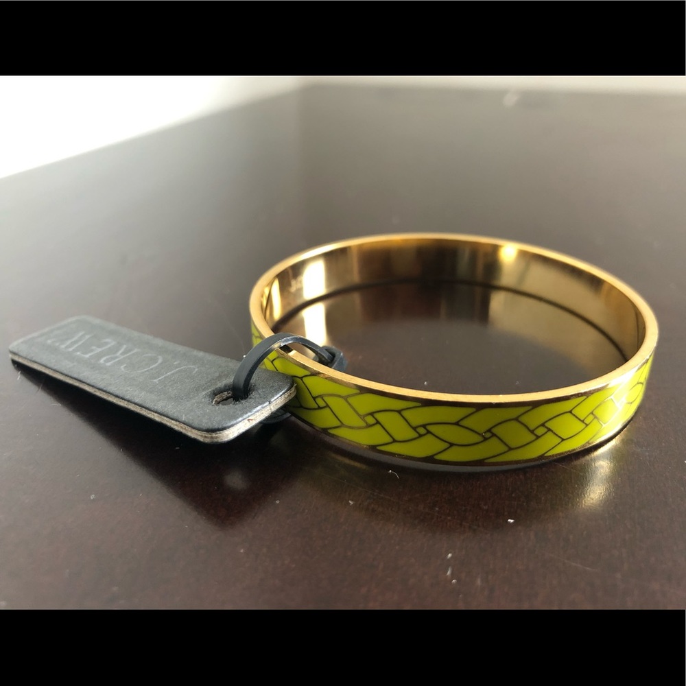 J. Crew Yellow and gold bangle NWT